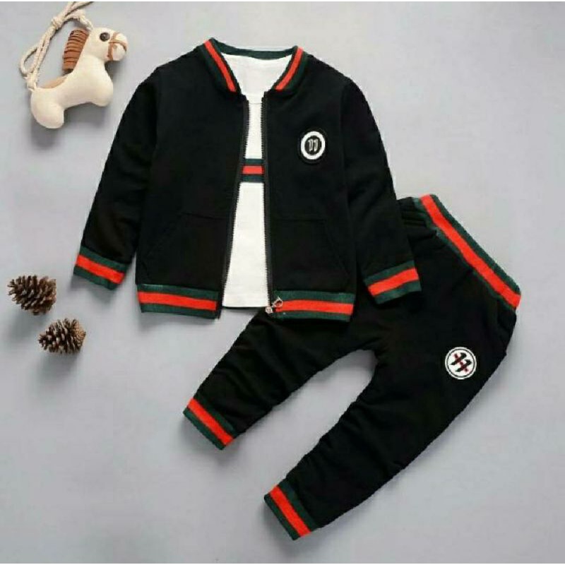 JAKET ANAK TERBARU/SETELAN ANAK/SETELAN JAKET 3 IN 1 TERBARU 1-5 TAHUN