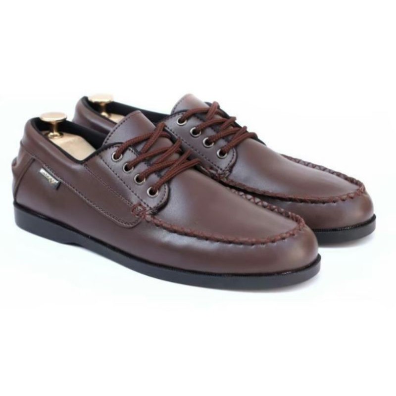 Sepatu Formal Pria Original Cozy Monza Sepatu Pantofel Kerja Santai Kondangan Main Hitam Coklat 3943