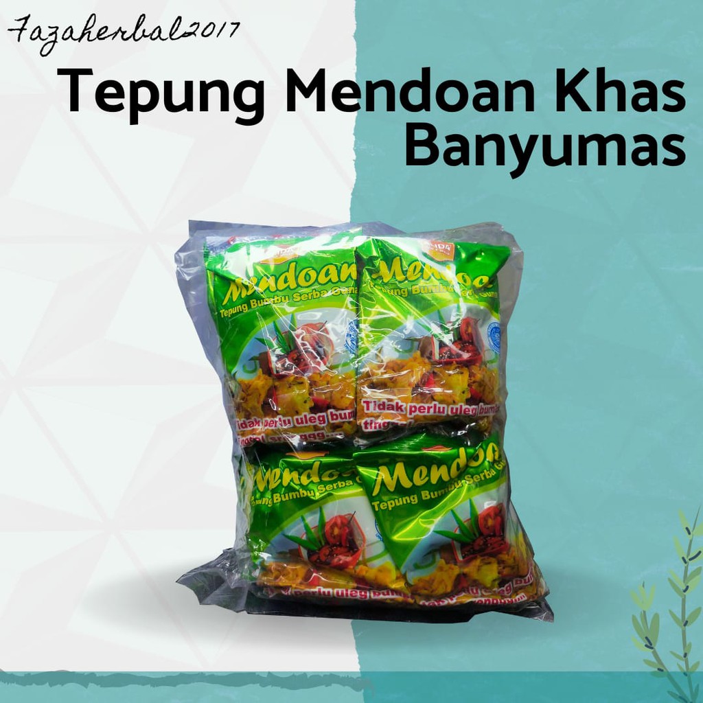

Tepung Bumbu Mendoan Asli Banyumas Purwokerto isi 12 Sachet