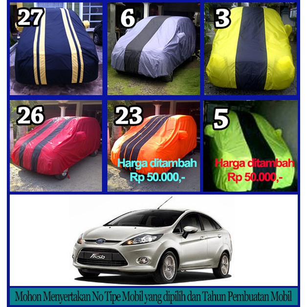 ✘TERBATAS℃ Cover Mobil Ford Fiesta, Sarung Mobil Ford Fiesta ‹