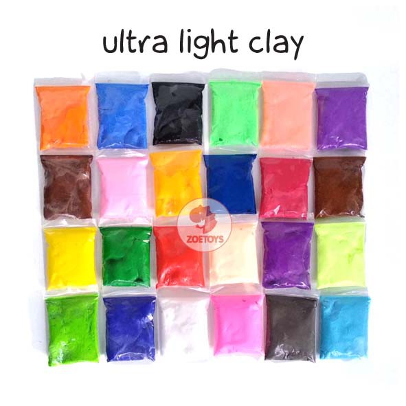 Zoetoys Ultra Light Clay Activity | Lilin Cetak Tanah Liat Modelling Soft Clay | Card Mainan Edukasi Anak-Random