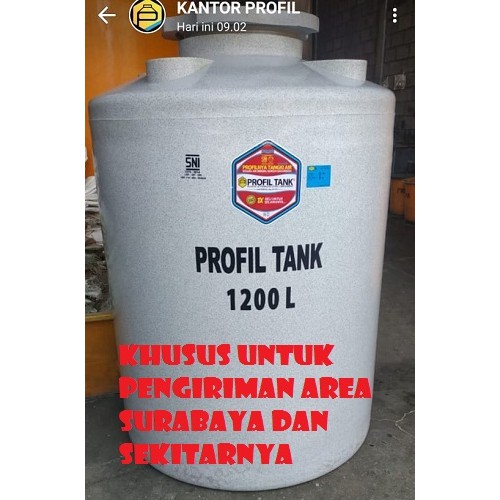 Tangki Air / Tandon Profil Tank Stone Series tipe TDA-1100L (1100 liter)