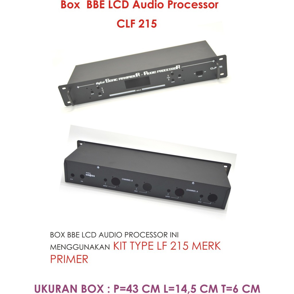 Box BBE LCD Audio Processor CLF 215