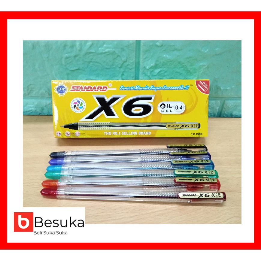 

BALLPOINT STANDART X6 0.4 MM (BLACK)