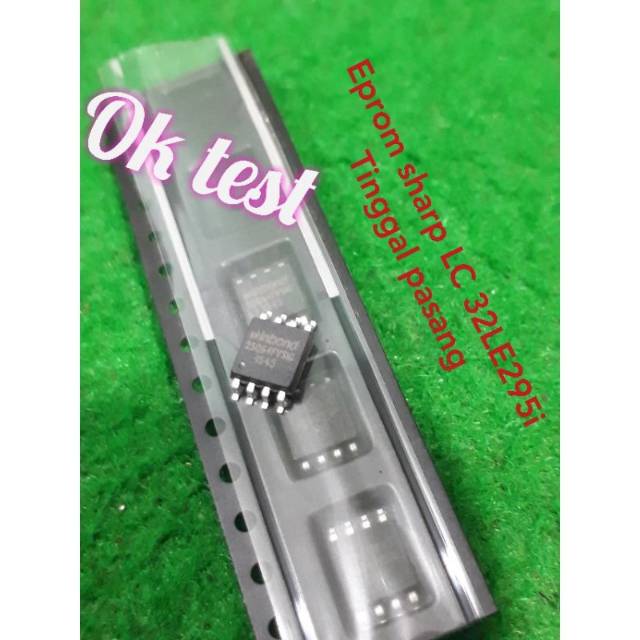 ic eeprom memori tv led sharp LC 32le295i
