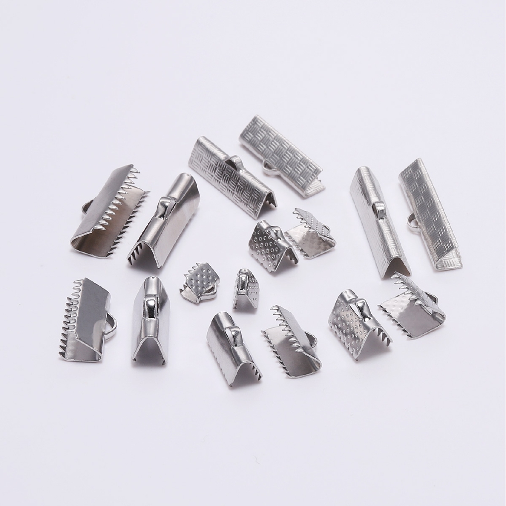 30 Pcs Konektor Manik-Manik Bahan Stainless Steel Untuk Membuat Perhiasan