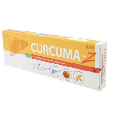 CURCUMA Z VITAMIN KESEHATAN LIVER STRIP BOX / VITAMIN HATI / VITAMIN LIVER
