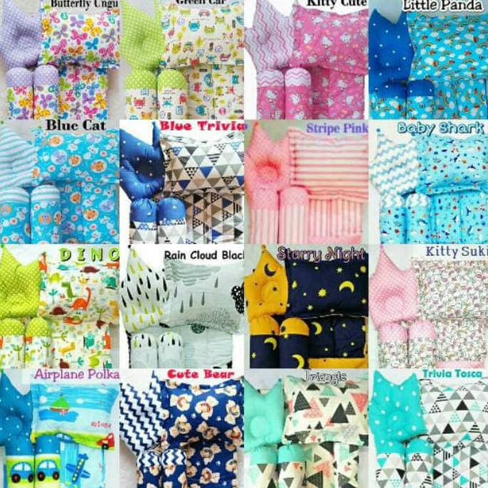 Harga Spesial Set Perlengkapan Tidur Bayi Bedcover Bantal Guling Bantal Kotak Lengka Shopee Indonesia