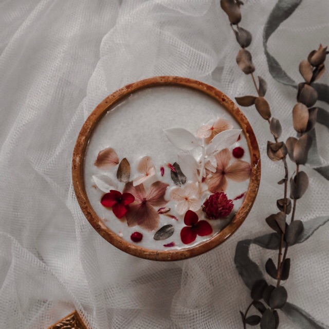 Flower Soy Wax Bath / Scented Candle / Scented Wax Sachet / Home Decor
