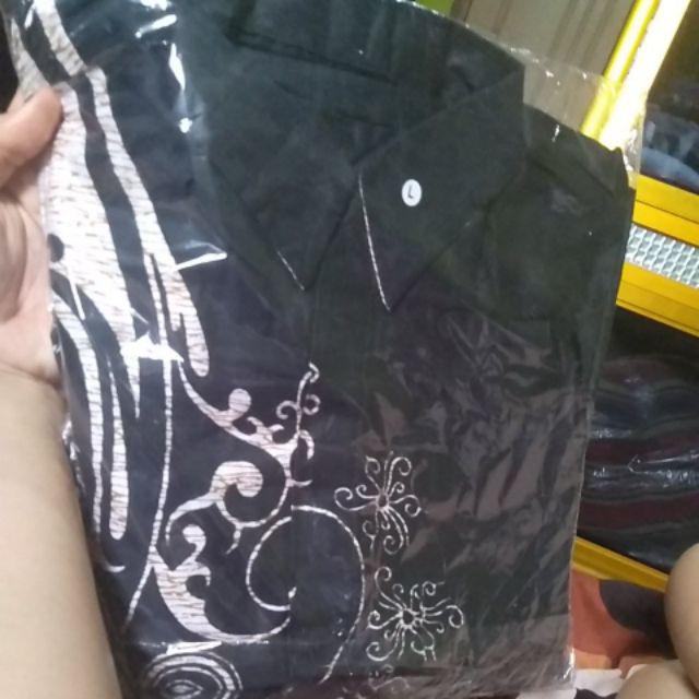 Atasan Batik Dolby Dolbi Dobby Doby Tenun Sutra Tulis Halus Katun Atbm Baron Mahkota Putih