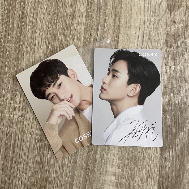 Photocard kim soo hyun official cosrx signed