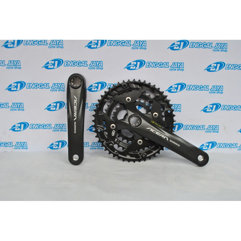 Crank Shimano Acera FC M391 48T Hollowtech Original - Crankset Shimano Acera FC M391 48T - 36T - 26T
