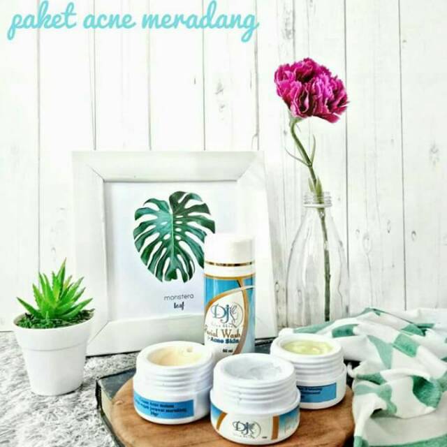 DJ GLOW SKIN ACNE MERADANG/PLUS V2R KRIM BEKAS JERAWAT