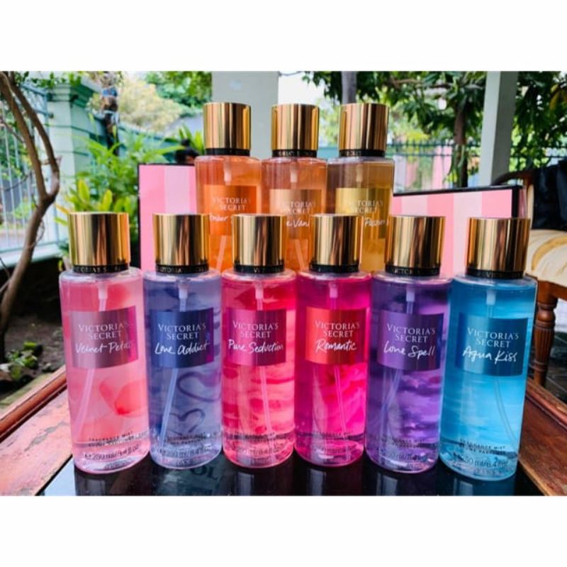 PARFUM VICTORIA'S SECRET SHIMMER FRAGRANCE MIST BESAR 250ML