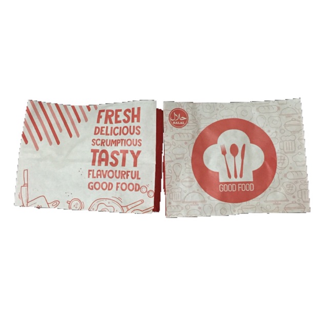 

Kantong kemasan Hotdog ukuran 18x6x14,5cm