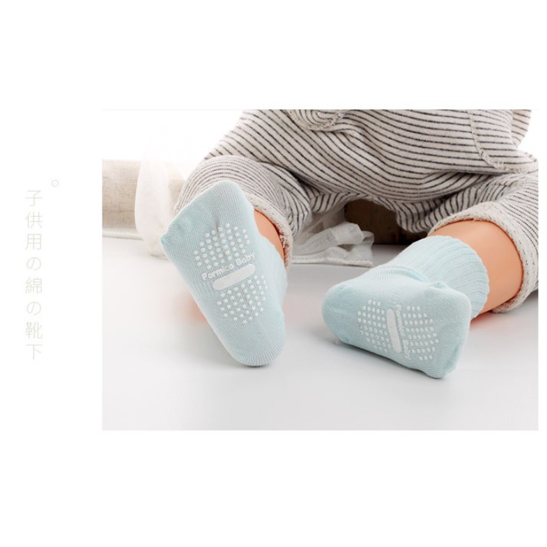 (Pimenova) kaos kaki bayi polos , kaos kaki bayi antislip , pastel baby socks