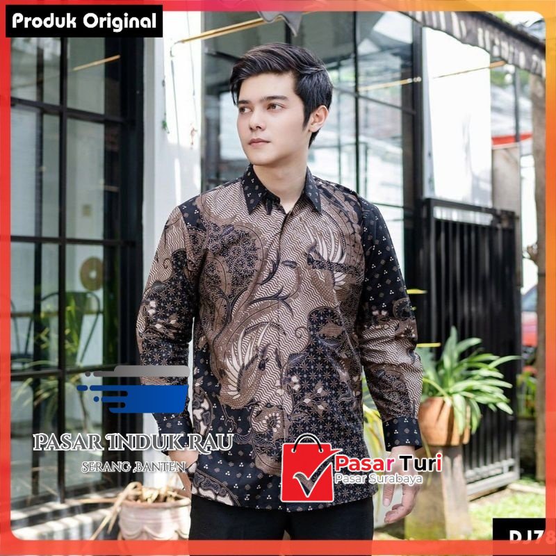 [BAJUBATIKPRIA] BAJU KEMEJA BATIK PRIA SLIMFIT MODERN LENGAN PANJANG SIZE M L XL XXL NEW PRODUK