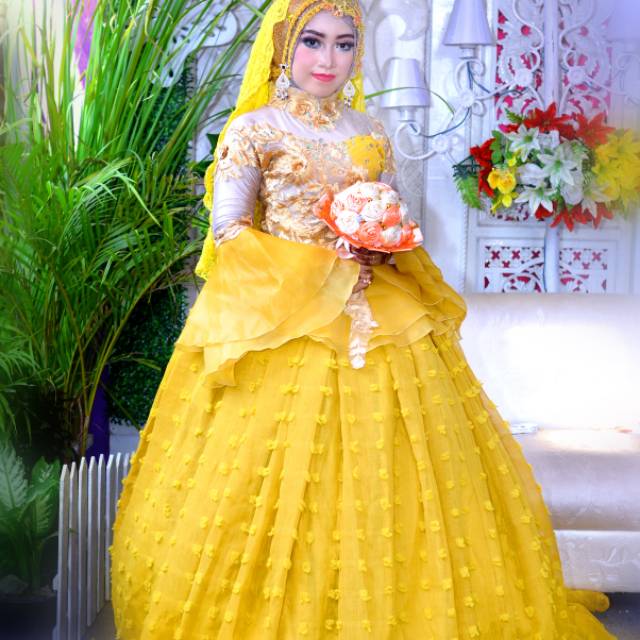 Gaun Pengantin Preloved - Second Murah