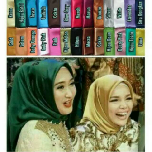 Jilbab satin