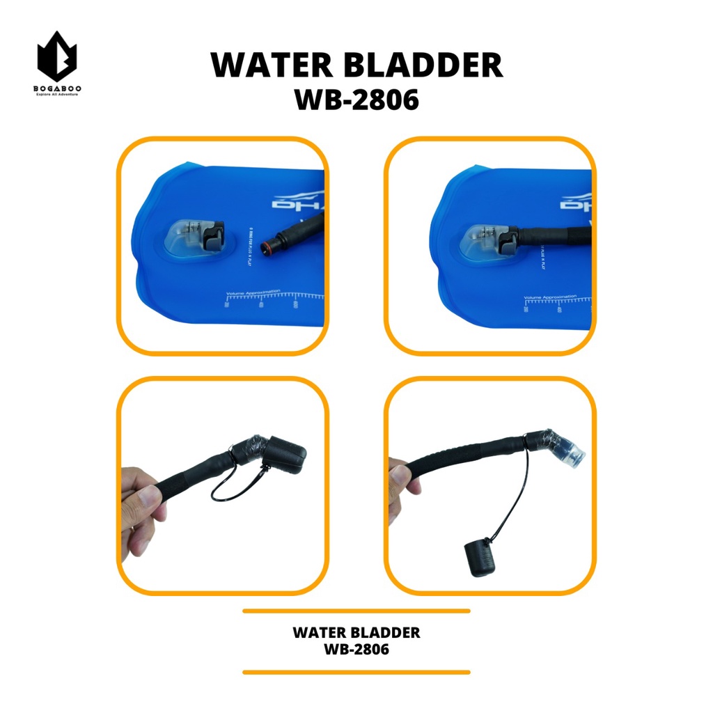 ( BISA COD KO ) Dh waterbladder 2806 dhaulagiri - waterblader - water blader - waterblader dhaulagiri - kantong air minum 2 L - DH TEMPt minum buAT SEPEDAAN