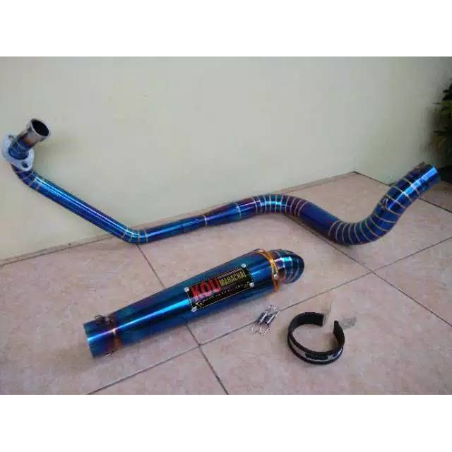 Knalpot KOU Mahachai Cobra Kidal Fulsystem Vixion Satria f