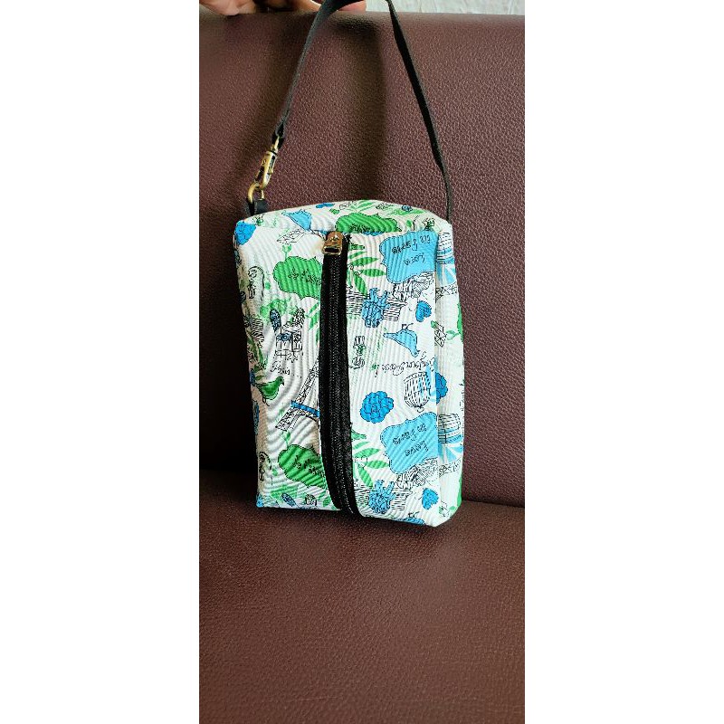 tempat tisu basah, tempat tisu kering pouch 3 in 1 hand sanitizer