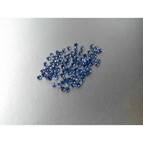 Blue Safir Cubic Zirconia 1,5 MM GRADE A5