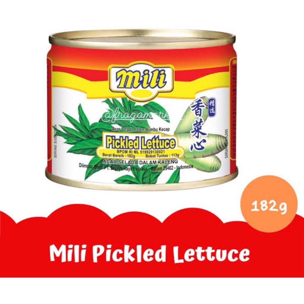 Caisim Kalengan Pickled Lettuce Acar Selada 182 gr