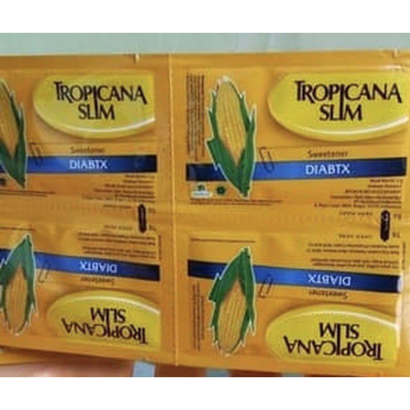 ECER per pcs Tropicana Slim Stevia / Tropicana Classic / Tropicana Diabtx / Diabetasol