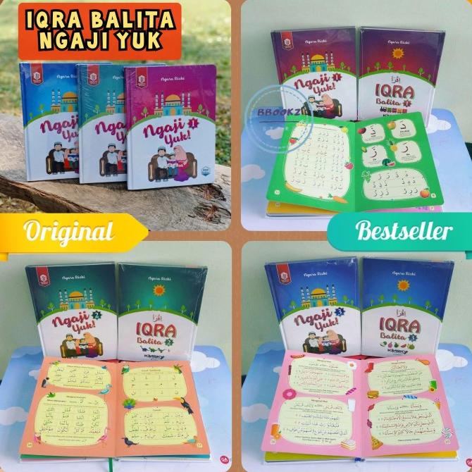 

Buku anak satuan | IQRO BALITA BOARDBOOK Star Seller Termurah