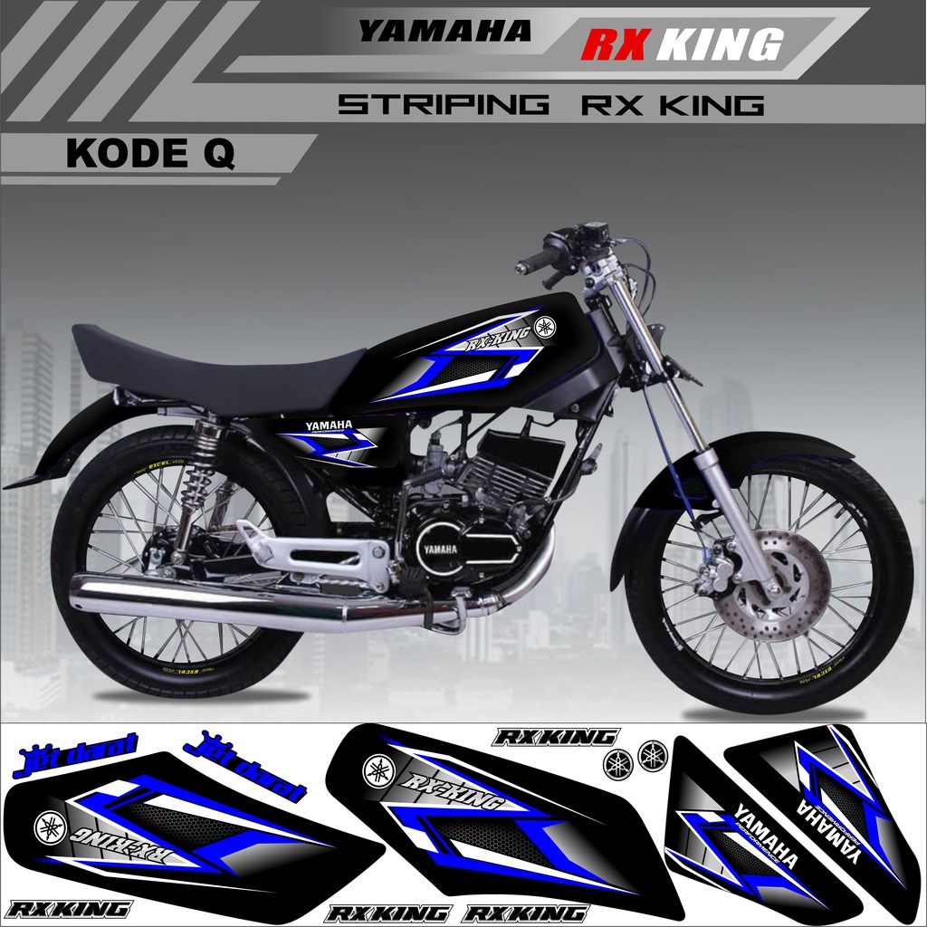 Sticker Striping Rx King Variasi Stiker Rx King Variasi Kode Q