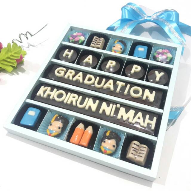 

Coklat ucapan wisuda 5x5