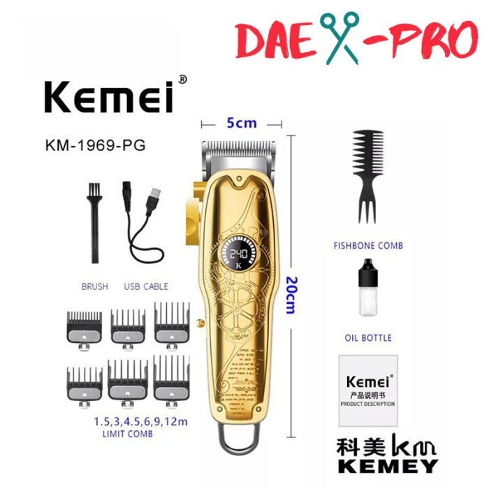 KEMEI KM 1969 PG MESIN CUKUR rambut KEMEI KM-1969 KEMEI KM-1969PG