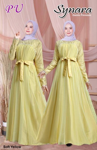 Synara Gamis Premium Pesta Mewah Synara Gamis Pesta Kondangan