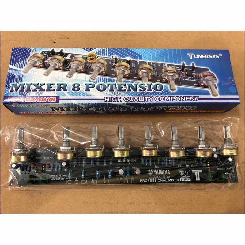 KIT Mixer Mikser YAMAHA 8 Potensio merk Tunersys