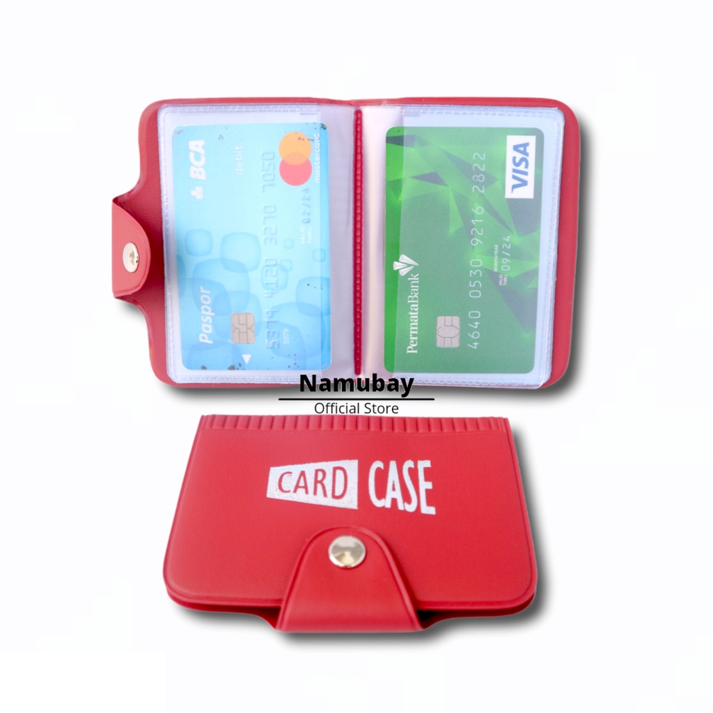 DOMPET KARTU 20 SLOT / DOMPET KANCING / DOMPET LIPAT / CARD CASE / DOMPET WANITA &amp; PRIA / DOMPET ATM TERLARIS/ case card / case slot card / clear card case / dompet kecil / dompet kartu / dompet kartu logam / dompet kartu terbaru / dompet kartu elegant