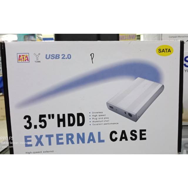 Case external 3.5"HDD sata (pc)