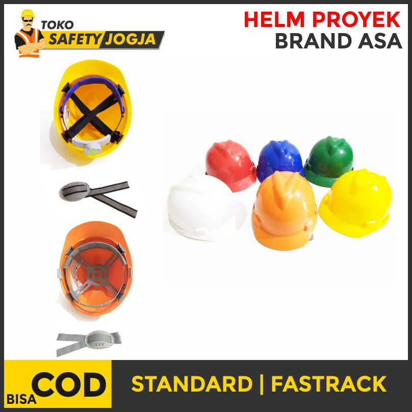 HELM PROYEK SAFETY V GUARD MERK ASA