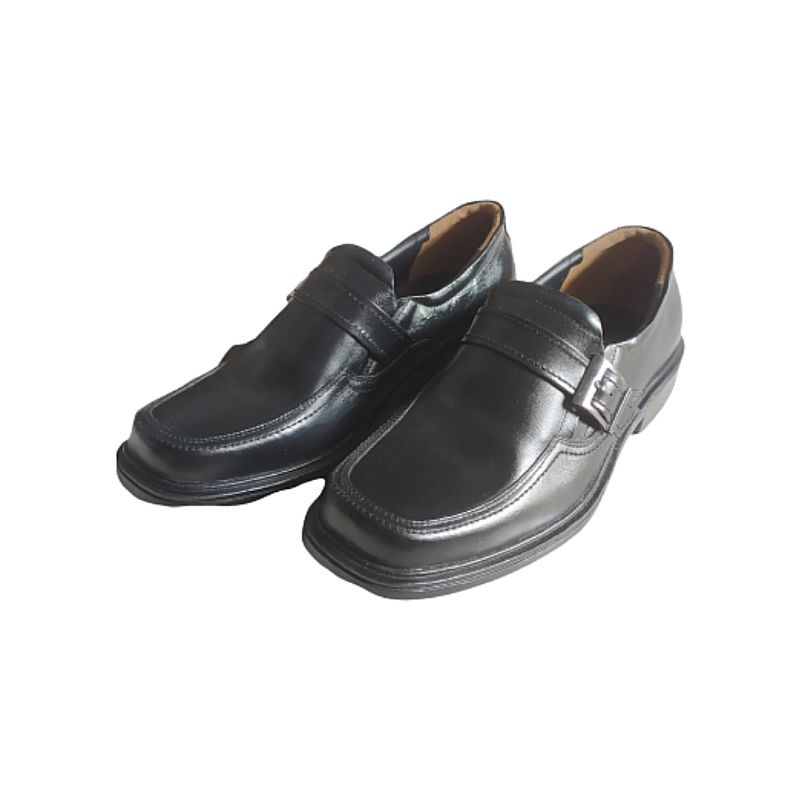 Sepatu Pantofel Pria Kulit Victor/Sepatu Kerja - Hitam