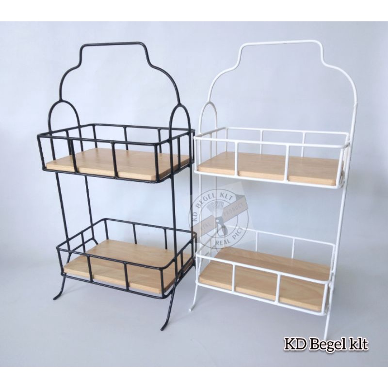 Rak Dapur Serbaguna / Rak Tempat bumbu minimalis / Rak bumbu dapur kayu