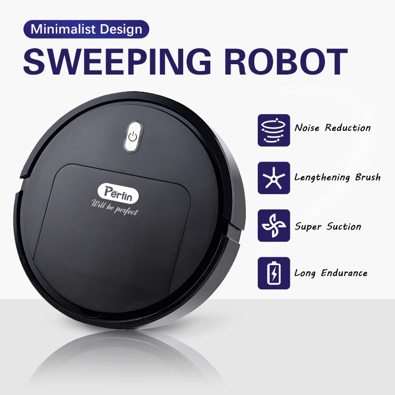 BLINGO x Perfin Robot Pembersih Lantai Vacuum Cleaner Sweeping Robot Berikan stiker gratis