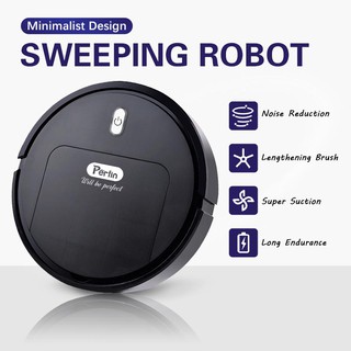 Perfin PFRBVC01 Robot Pembersih Lantai Vacuum Cleaner Sweeping Robot Berikan stiker gratis