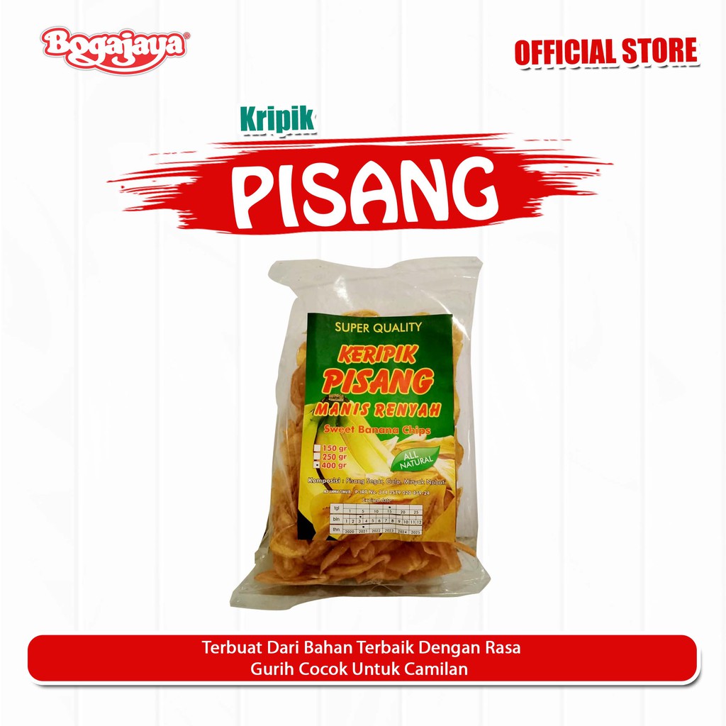 

KERIPIK PISANG MANIS SWEET BANANA 400 GRAM / KRIPIK PISANG BEST SELLER
