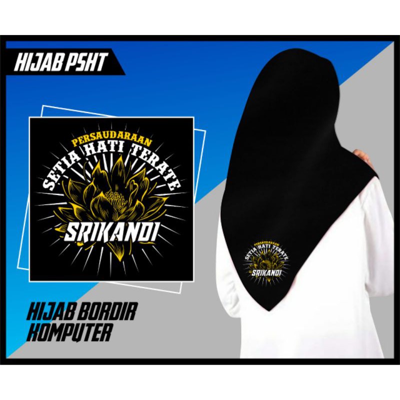 (BISA COD) JILBAB PSHT HIJAB PSHT HIJAB SRIKANDI PSHT
