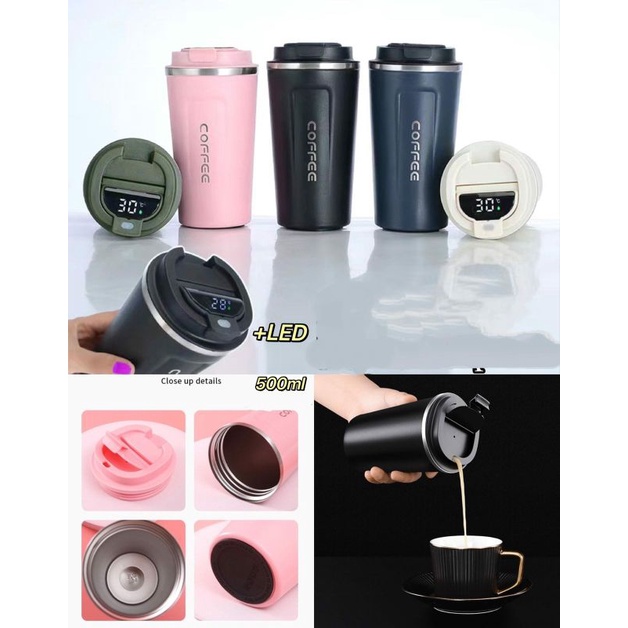 TUMBLER COFFEE POLOS DAN LED