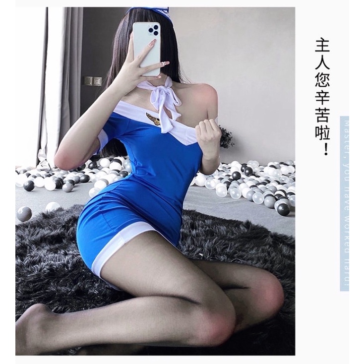 Sexy Pramugari Cosplay S0111