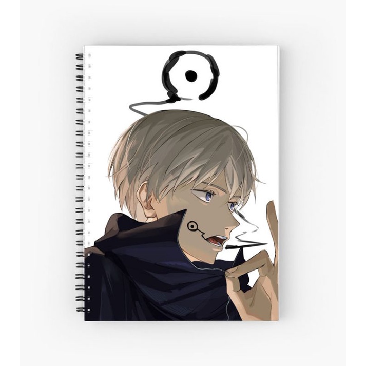

Notebook Jurnal Buku Anime Jujutsu Kaisen Toge Inumaki Ukuran A5 Bergaris