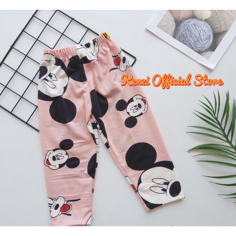 Celana Panjang Celana Tidur Anak Velvet dan Bayi 0-13th Bahan Kaos Katun Bebytery Soft Sleeping Pants