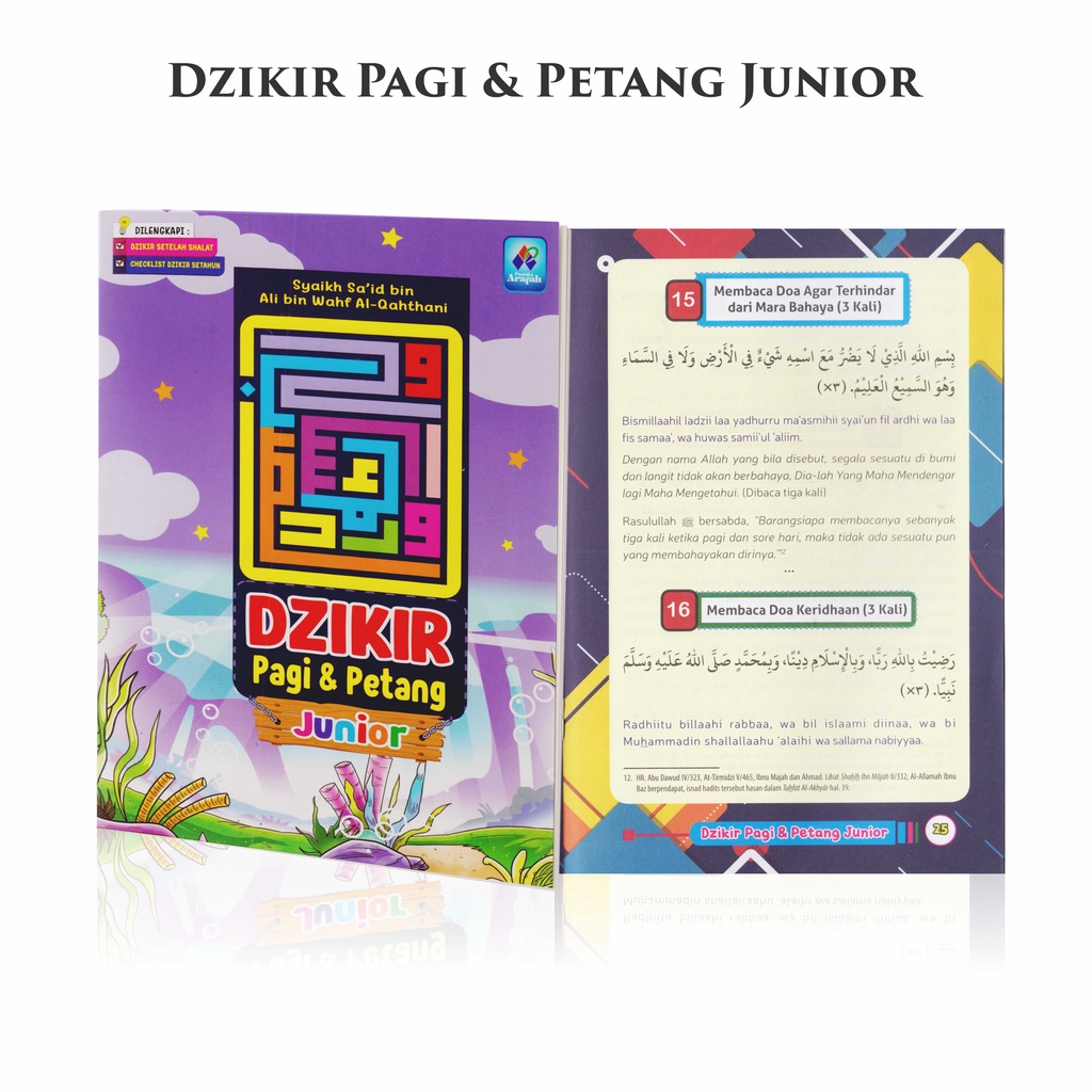 Buku Dzikir Pagi dan Petang Junior Ukuran A5