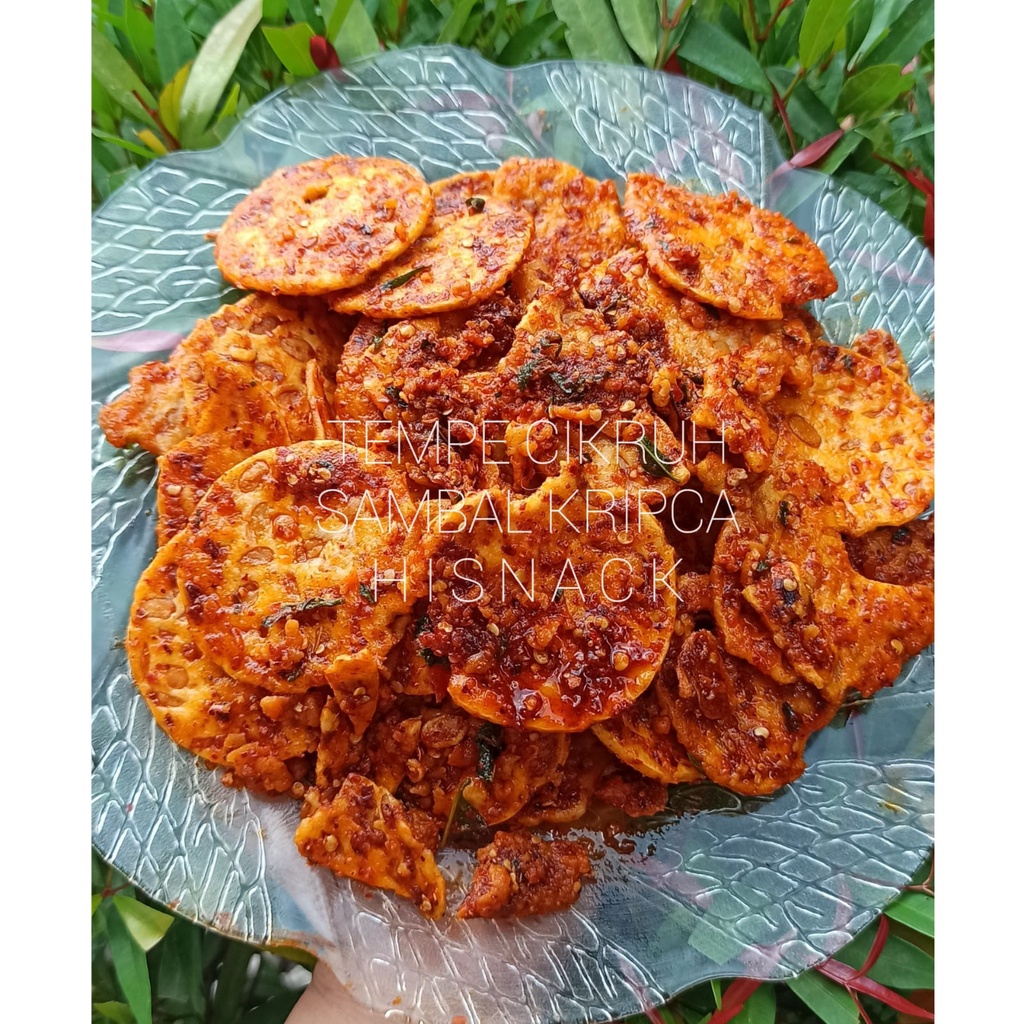 

TEMPE CRISPY CIKRUH PEDAS DAUN JERUK 500 GR